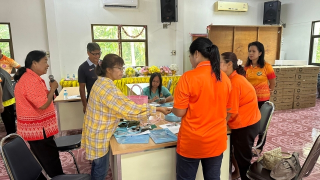 โครงการส่งเสริมและพัฒนาอาชีพกลุ่มสตรีในเขตตำบลทรัพย์อนันต์ (หลักสูตรการจักสาน) ประจำปี 2567