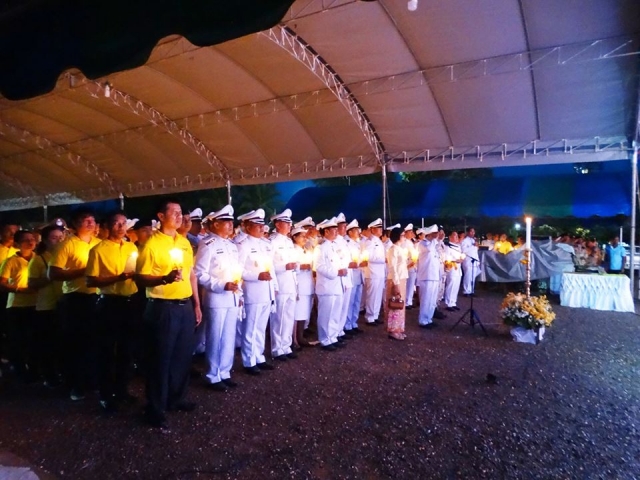จุดเทียนชัยวันเฉลิมพระชนมพรรษา สมเด็จพระเจ้าอยู่หัว 66 พรรษา "28 กรกฎาคม 2561"
