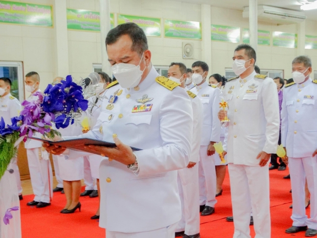 พิธีถวายเครื่องราชสักการะ วางพานพุ่มและพิธีถวายพระพรชัยมงคลสมเด็จพระนางเจ้าฯพระบรมราชินี 3 มิ.ย.65