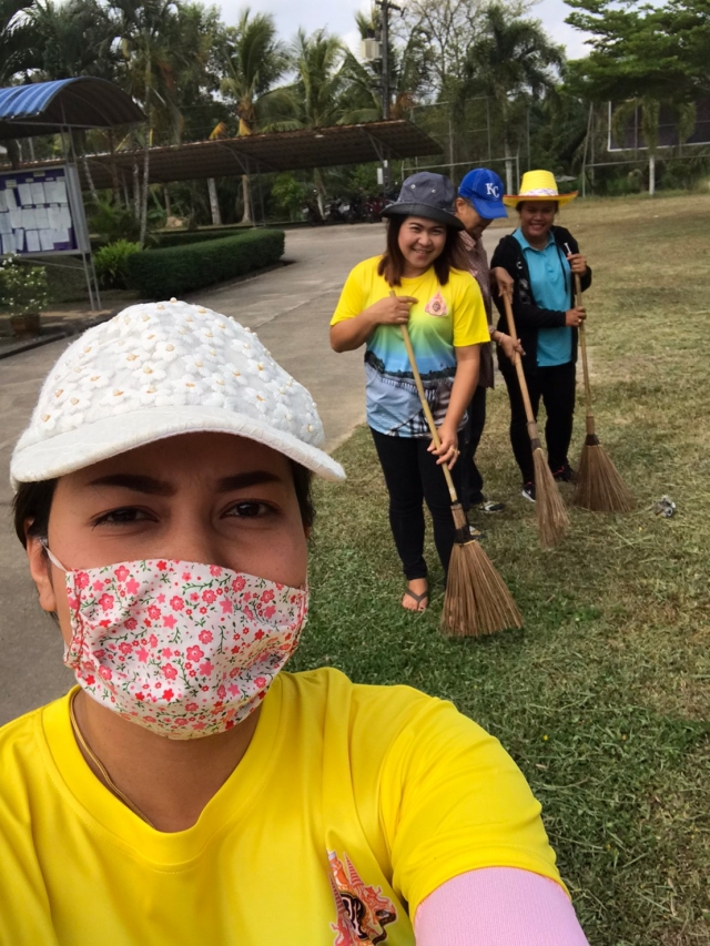 กิจกรรม Big Cleaning Day "รอบพื้นที่สำนักงาน"เพื่อป้องกันโรค Covid -19