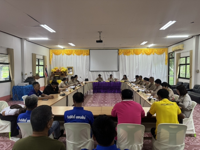 ประชุมสภา อบต.ทรัพย์อนันต์ สมัยสามัญ สมัยที่ 1 นายกแถลงนโยบายต่อสภา อบต.ทรัพย์อนันต์